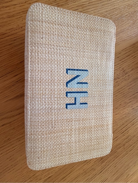 Pottery Barn Handbags - Personalized Natural Straw jewelry Organizer
